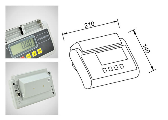 Display de peso em ecrã LED/LCD para medição precisa do peso