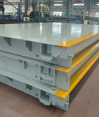 Ponte de pesagem de placas lisas de caminhão com tela LED dentro de -10C 50C
