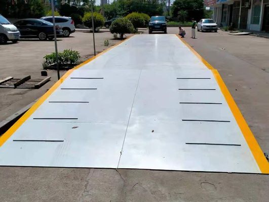 Pesagem em movimento de placa de dobra Balança de caminhão Pesador pesado na indústria de mineração