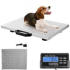 Balança Veterinária de aço inoxidável com indicador Pesador animal