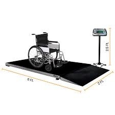 Balança de cadeira de rodas Balança de plataforma confiável com rampa 500kg