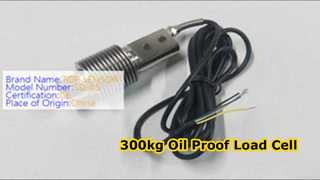 Feixe de cisalhamento único à prova de óleo de célula de carga de 300kg